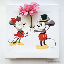 画像をギャラリービューアに読み込む, (12/2再入荷) ミッキー & ミニー 花瓶アート - Disney Canvas