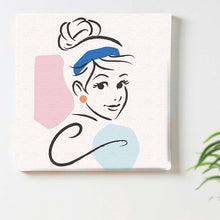 画像をギャラリービューアに読み込む, シンデレラ ラインアート