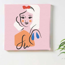 画像をギャラリービューアに読み込む, 白雪姫 ラインアート