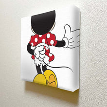 画像をギャラリービューアに読み込む, ミニーの花瓶になるアート 後ろ姿