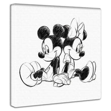 画像をギャラリービューアに読み込む, ミッキー & ミニー B - Disney Canvas