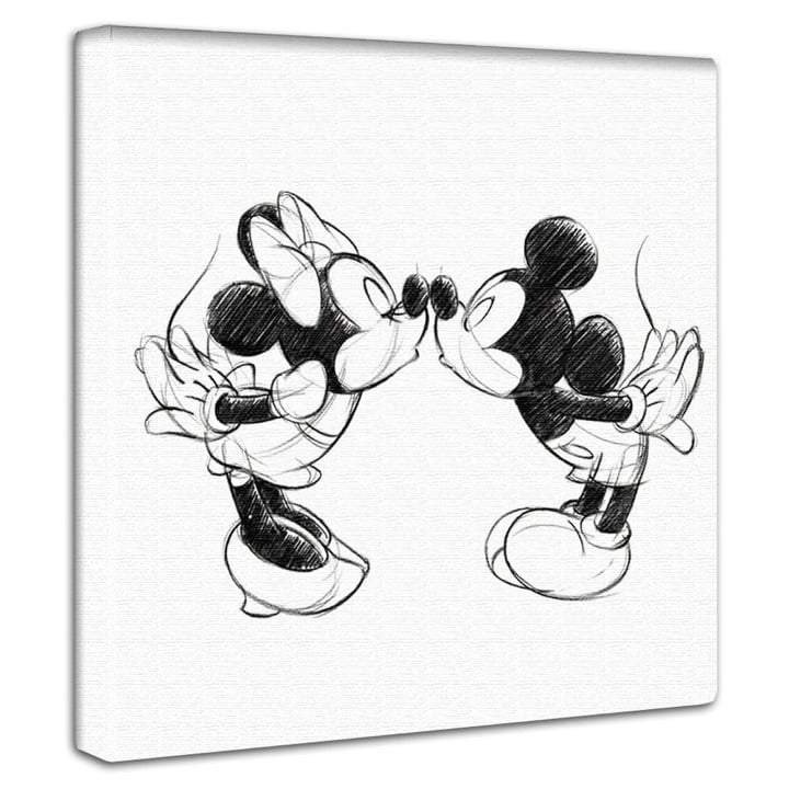 ミッキー & ミニー A - Disney Canvas
