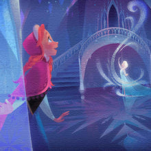 画像をギャラリービューアに読み込む, アナと雪の女王 アナ &amp; エルサ B - Disney Canvas
